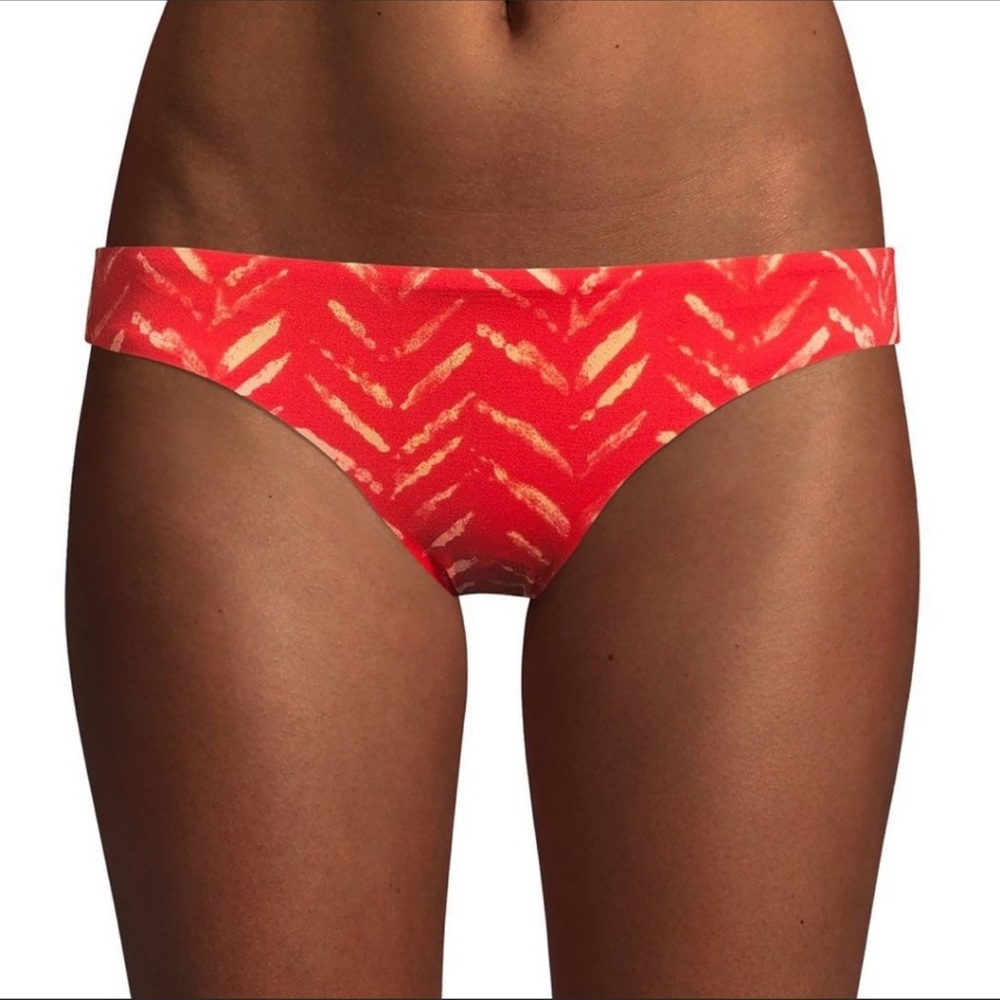 Dolce Vita Tiger Lily Bikini Bottom in Cayenne. Women’s Large